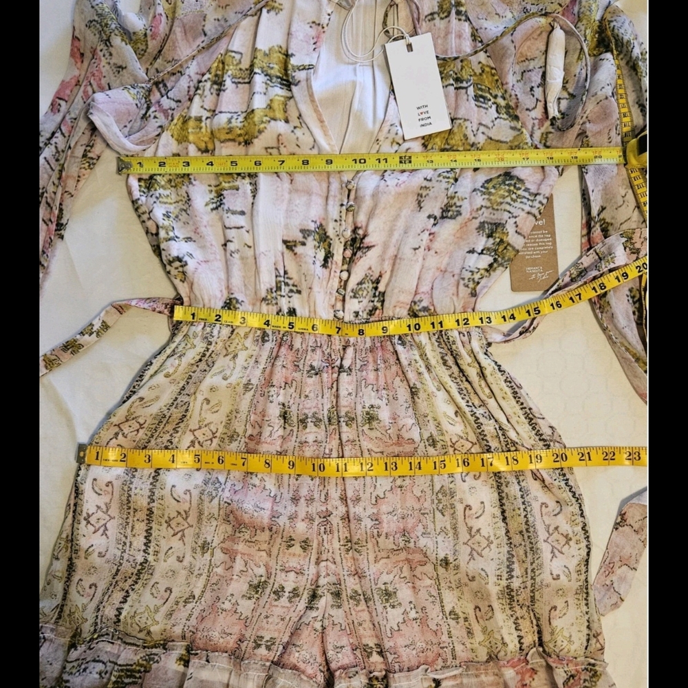 HEMANT & NANDITA Maya Patterned Women's Romper - Picture 12 of 17